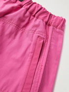 Sacai - Wide-Leg Belted Cotton Cargo Shorts - Pink