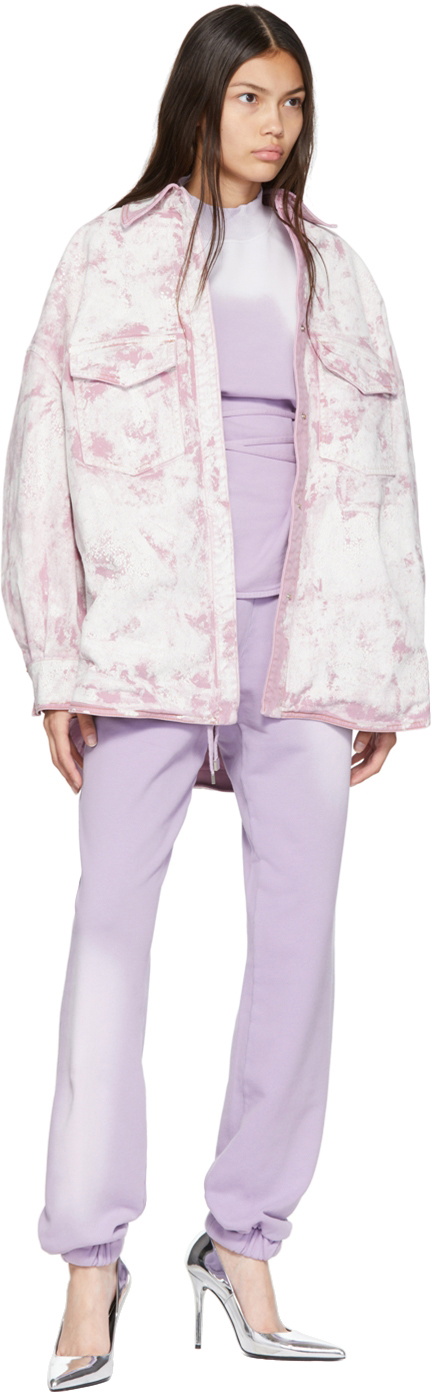 The Attico Pink Painted Jacket