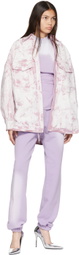 The Attico Pink Painted Jacket