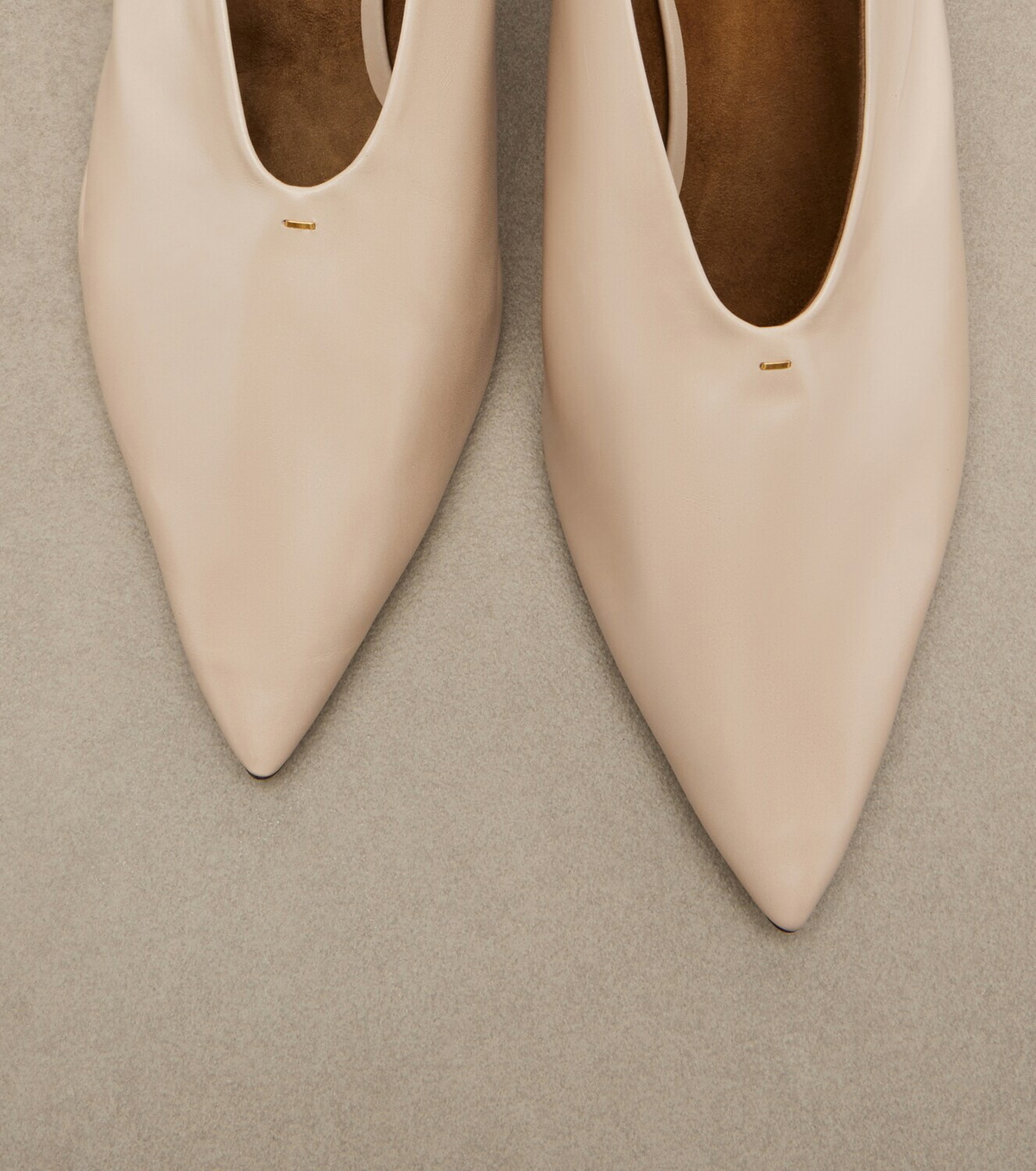 Khaite Miriam leather pumps