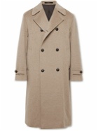 Saman Amel - Double-Breasted Cashmere Coat - Neutrals