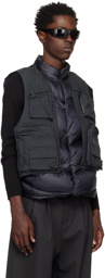 F/CE Black 2Way Down Vest