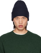 The Elder Statesman Navy Parker Beanie