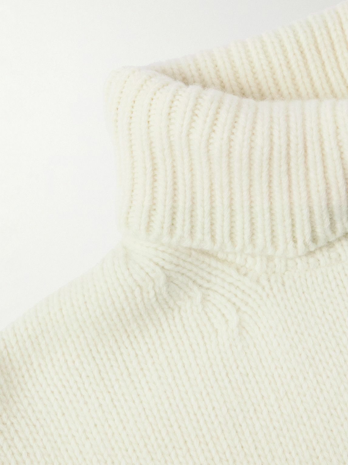 Richard James - Dip-Dyed Wool Rollneck Sweater - Green