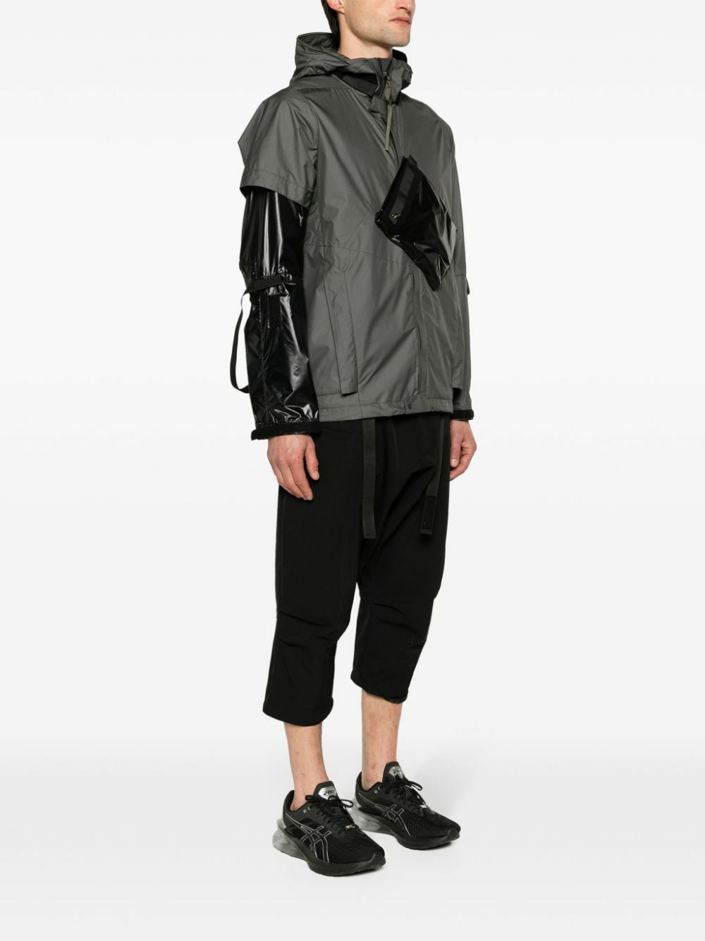 ACRONYM Grey J36-WS Hooded Windbreaker