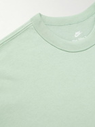 Nike - Sportswear Logo-Embroidered Cotton-Jersey T-Shirt - Green