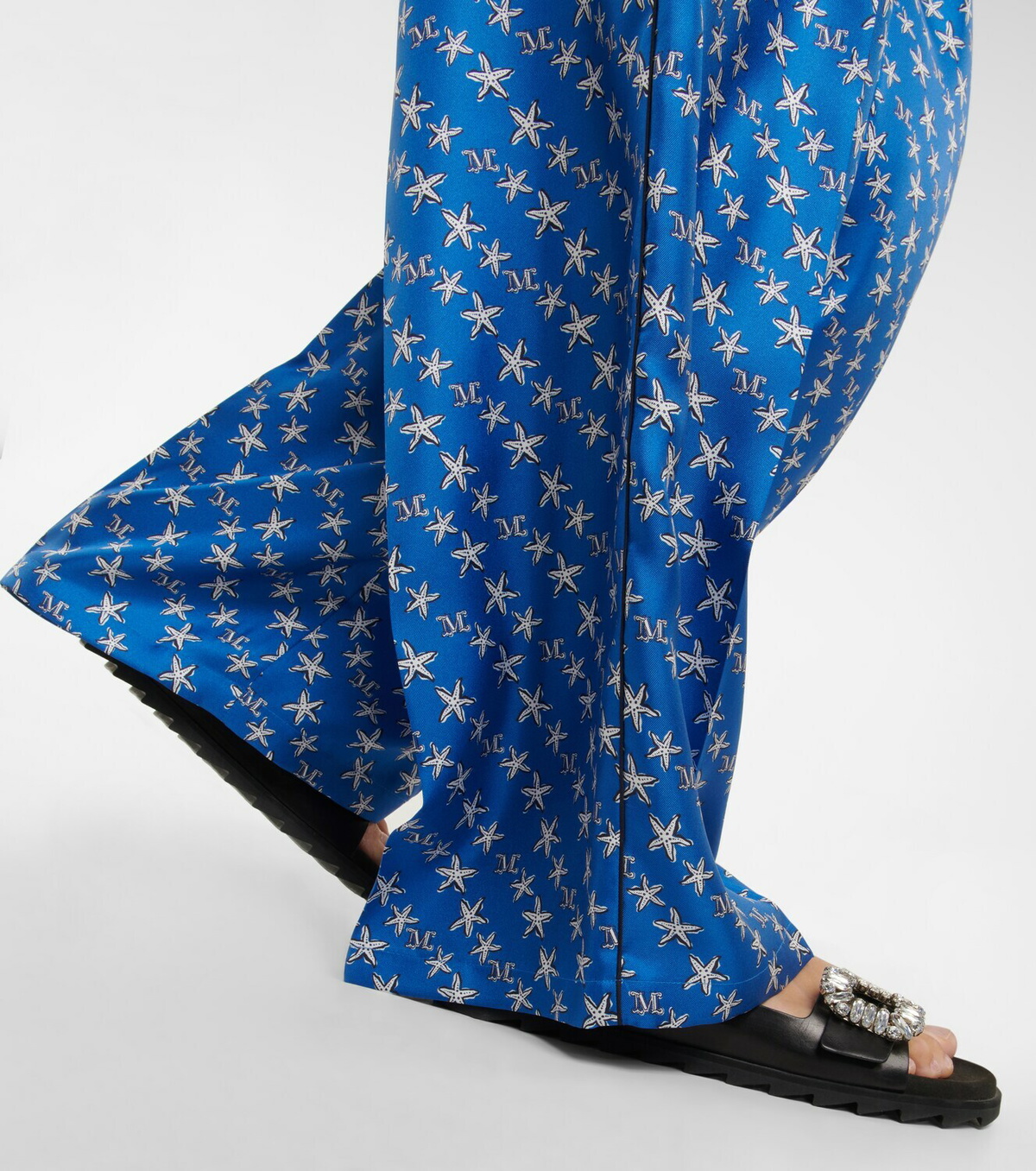 Max Mara - Anversa printed silk pants Max Mara