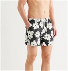 Atalaye - Beaurivage Short-Length Floral-Print Swim Shorts - Black