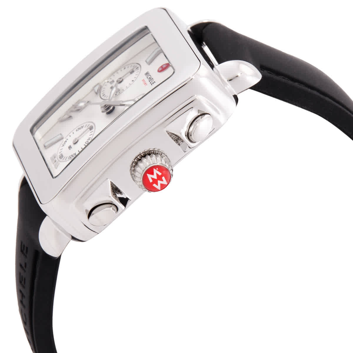 Michele Deco Sport Chronograph Quartz Silver Dial Ladies Watch MWW06K000071