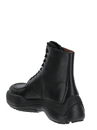 Lanvin Flash X Bold Leather Lace Up Boots