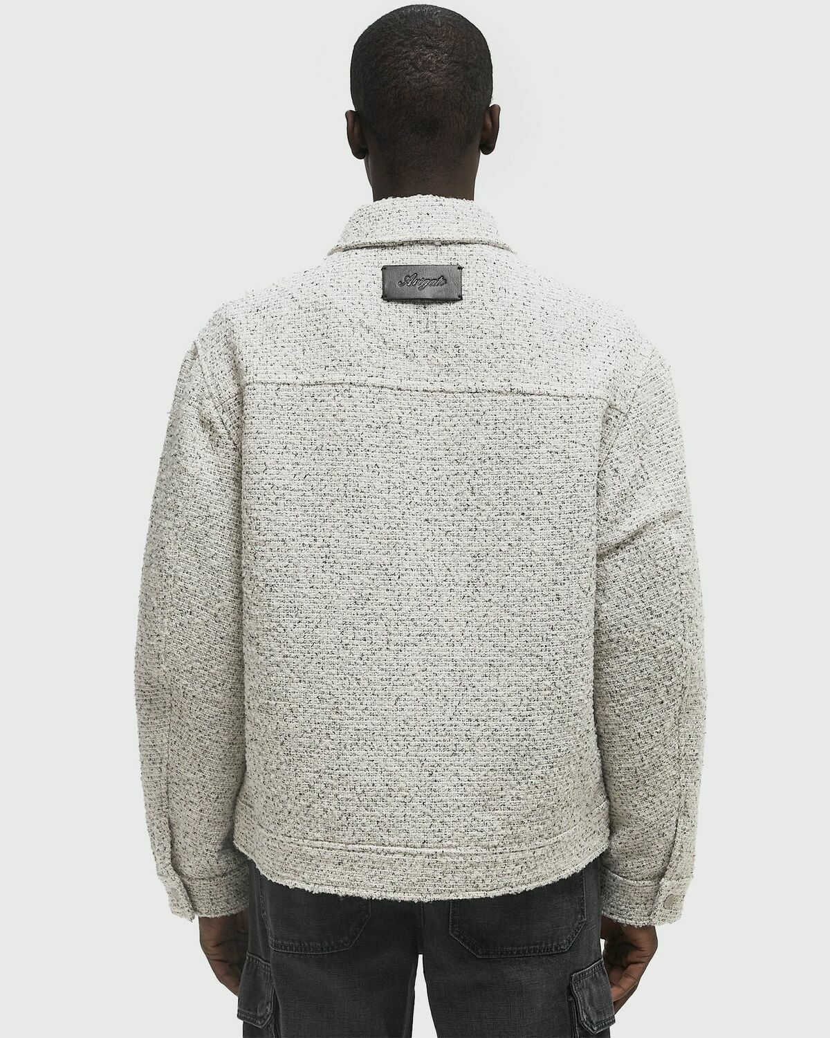Axel Arigato Wyn Boucle Overshirt White Men