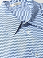The Row - Kroner Striped Cotton-Poplin Shirt - Blue