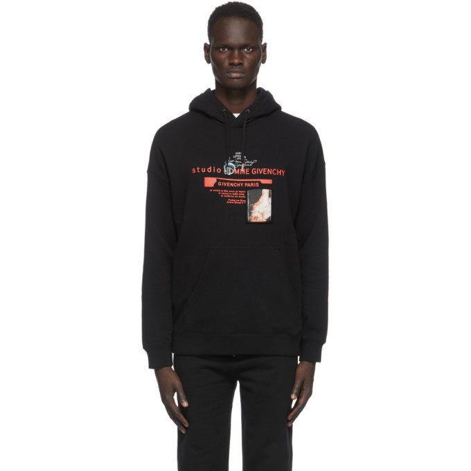 Givenchy Black Studio Homme Hoodie Givenchy