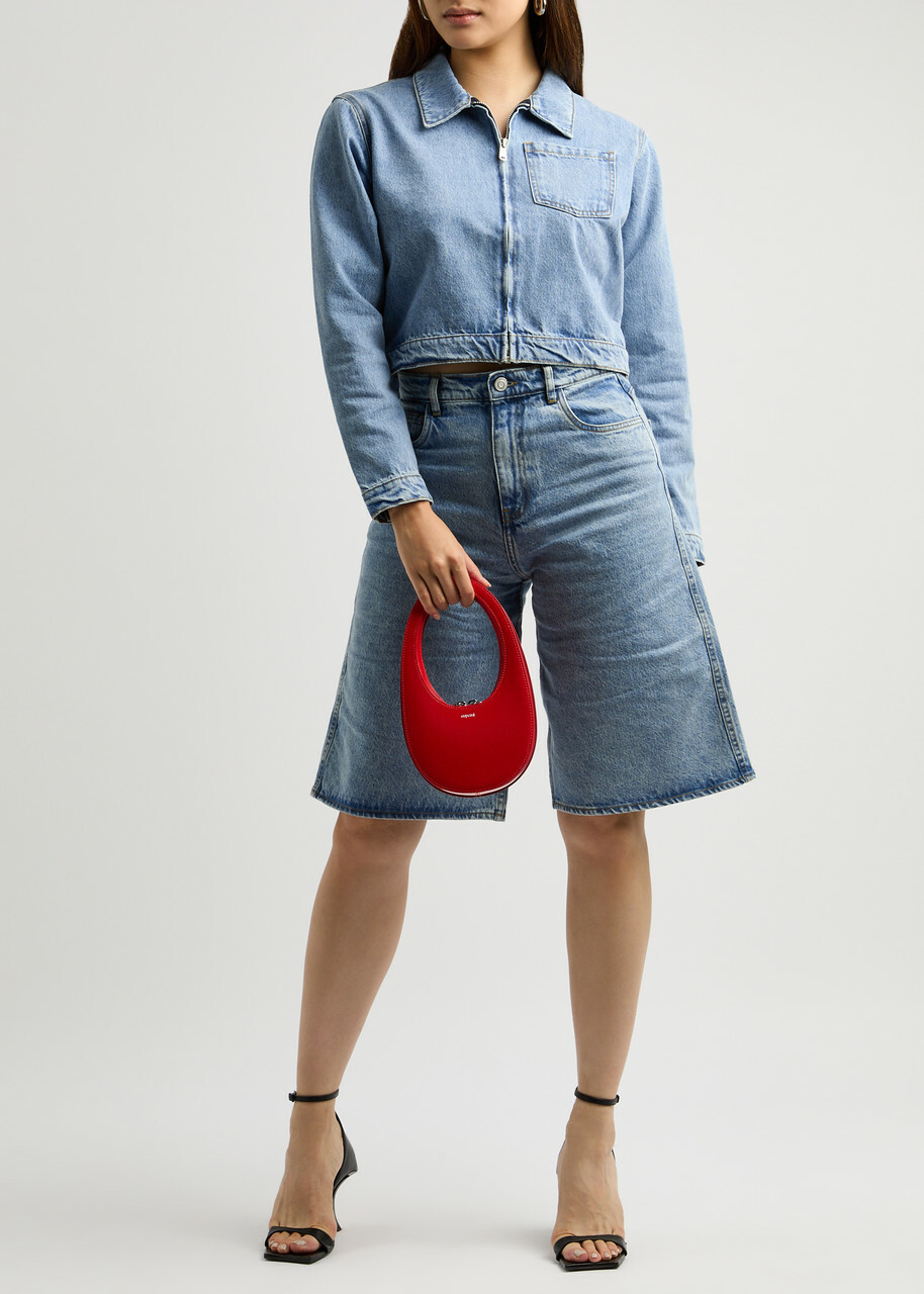 Coperni Denim Shorts Light Blue