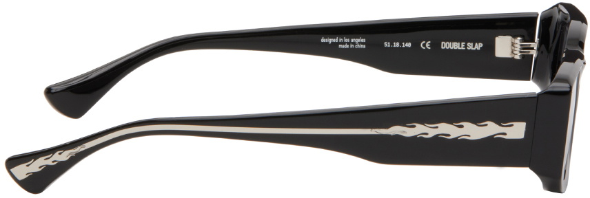 BONNIE CLYDE Black Double Slap Sunglasses Bonnie Clyde