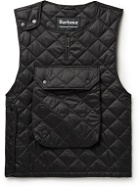 Barbour White Label - Engineered Garments Pop Padded Quilted Shell Gilet - Black