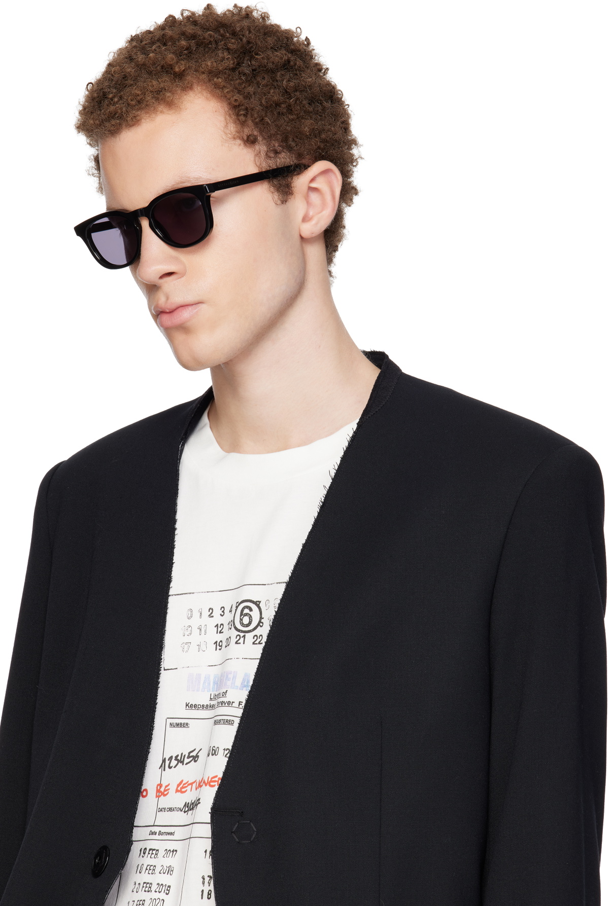 MM6 Maison Margiela Black 3 Sunglasses