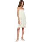 R2W Yellow Milena Silk Lace Midi Dress