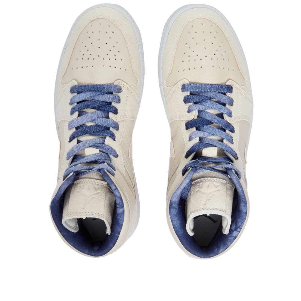 Air Jordan Women's 1 Mid SE W Sneakers in Sanddrift/Sail