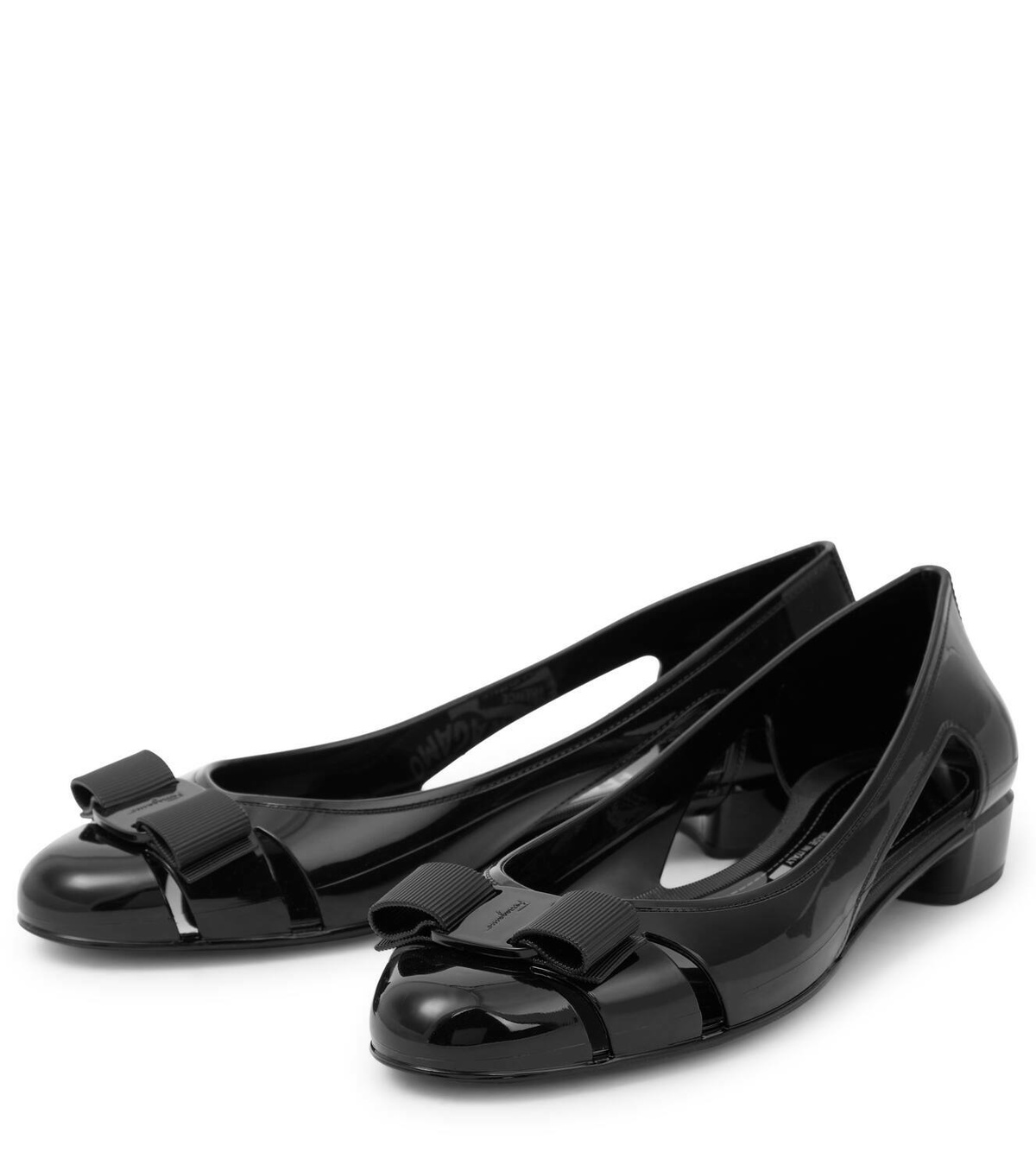 ◆FERRAGAMO 最新作◆Vara Bow Jelly Ballet フラットシューズ◆ Jelly ballet flat with Vara Bow - Women | Ferragamo