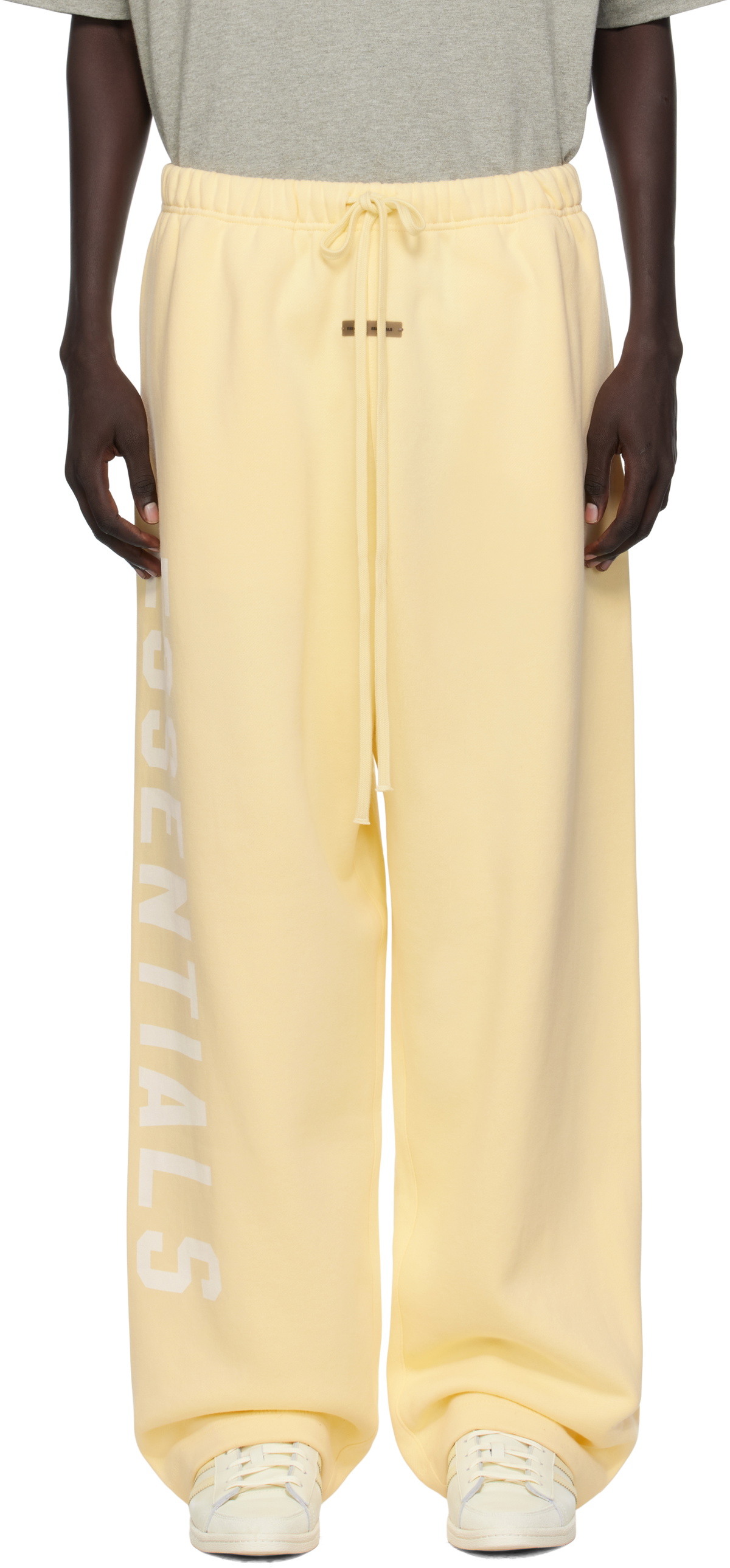 Fear of God ESSENTIALS Yellow Lounge Fleece Sweatpants