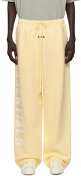 Fear of God ESSENTIALS Yellow Lounge Fleece Sweatpants