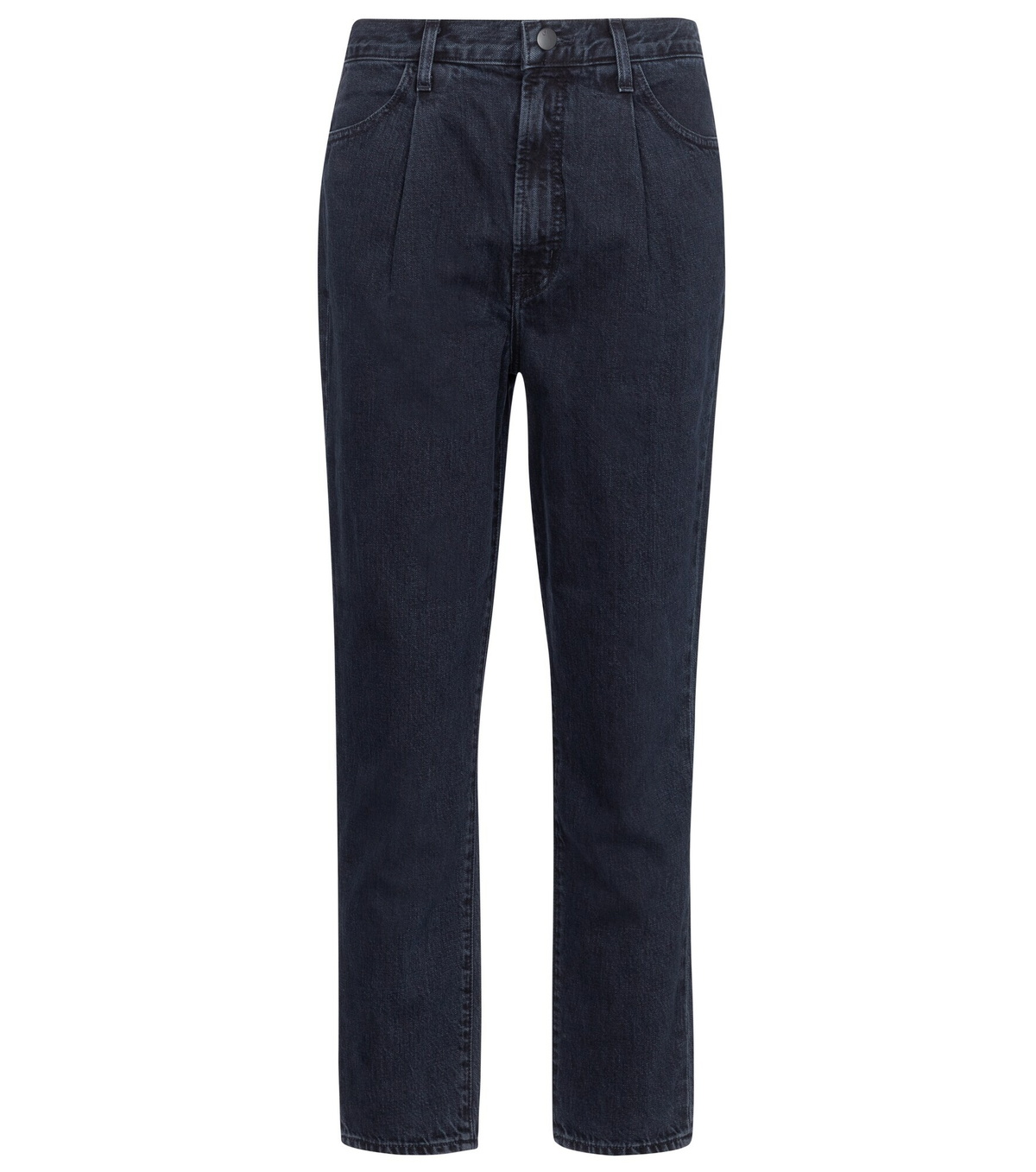 J Brand - Pleated Peg high-rise tapered jeans
