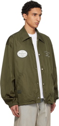 WOOYOUNGMI Khaki Nylon Coach Jacket