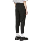 ADER error Black Cropped Cinder Trousers