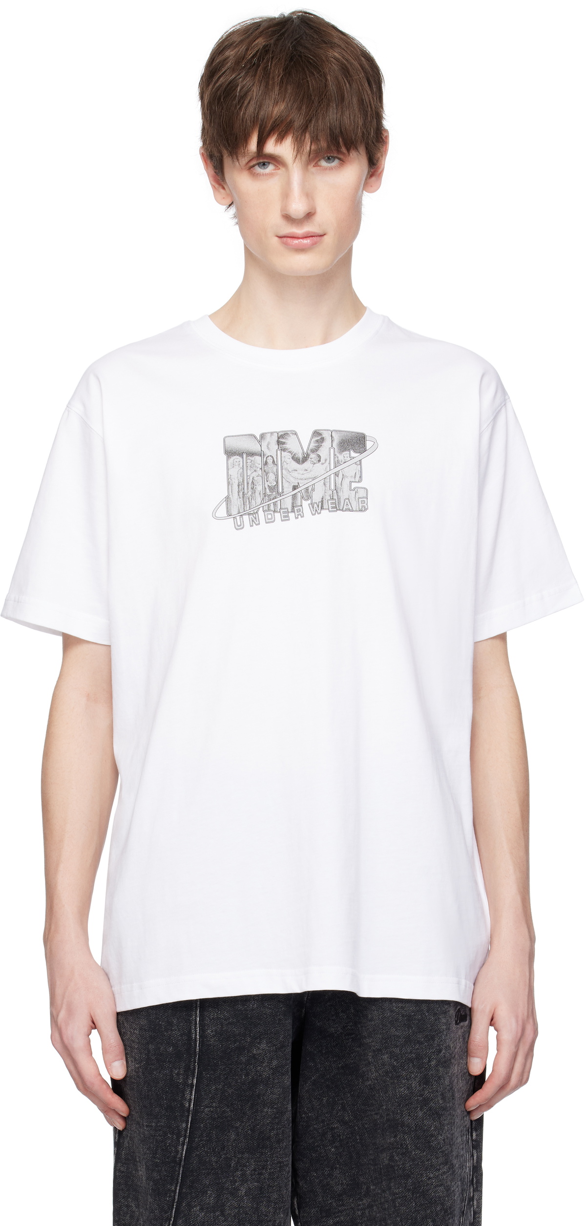 Dime Men's Classic Blurry T-Shirt in Black Dime