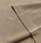 Dunhill - Tussah Silk-Mesh Polo Shirt - Beige