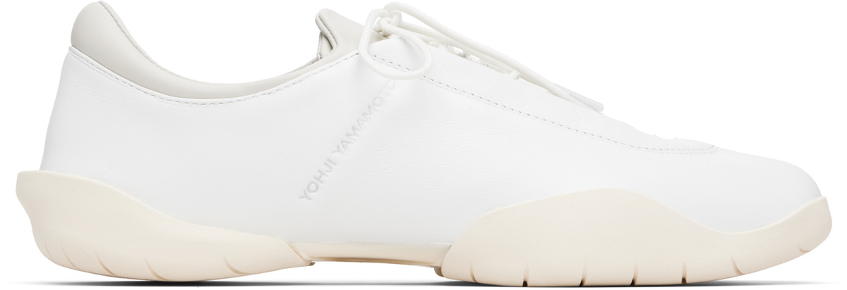Y-3 White Regu Sneakers