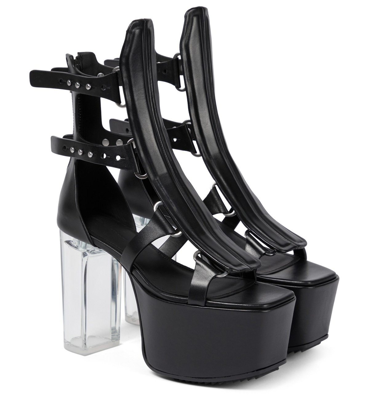 Rick Owens - Leather platform sandals Rick Owens