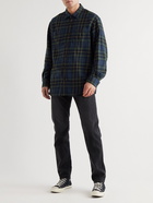 Nudie Jeans - Filip Checked Cotton-Flannel Shirt - Blue