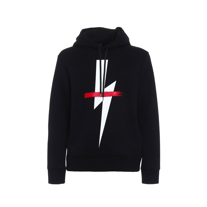Photo: Neil Barrett Logo Hooded Sweatshirt