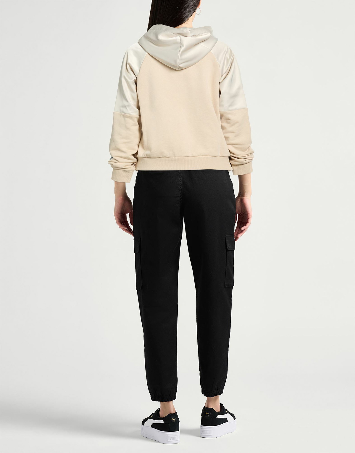 Shoe Womens Sweatshirt in Beige