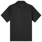 Uniform Experiment Men's Washable Rayon Vacation Shirt in Black