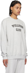 Sporty & Rich Gray 'Wellness Club' Sweatshirt