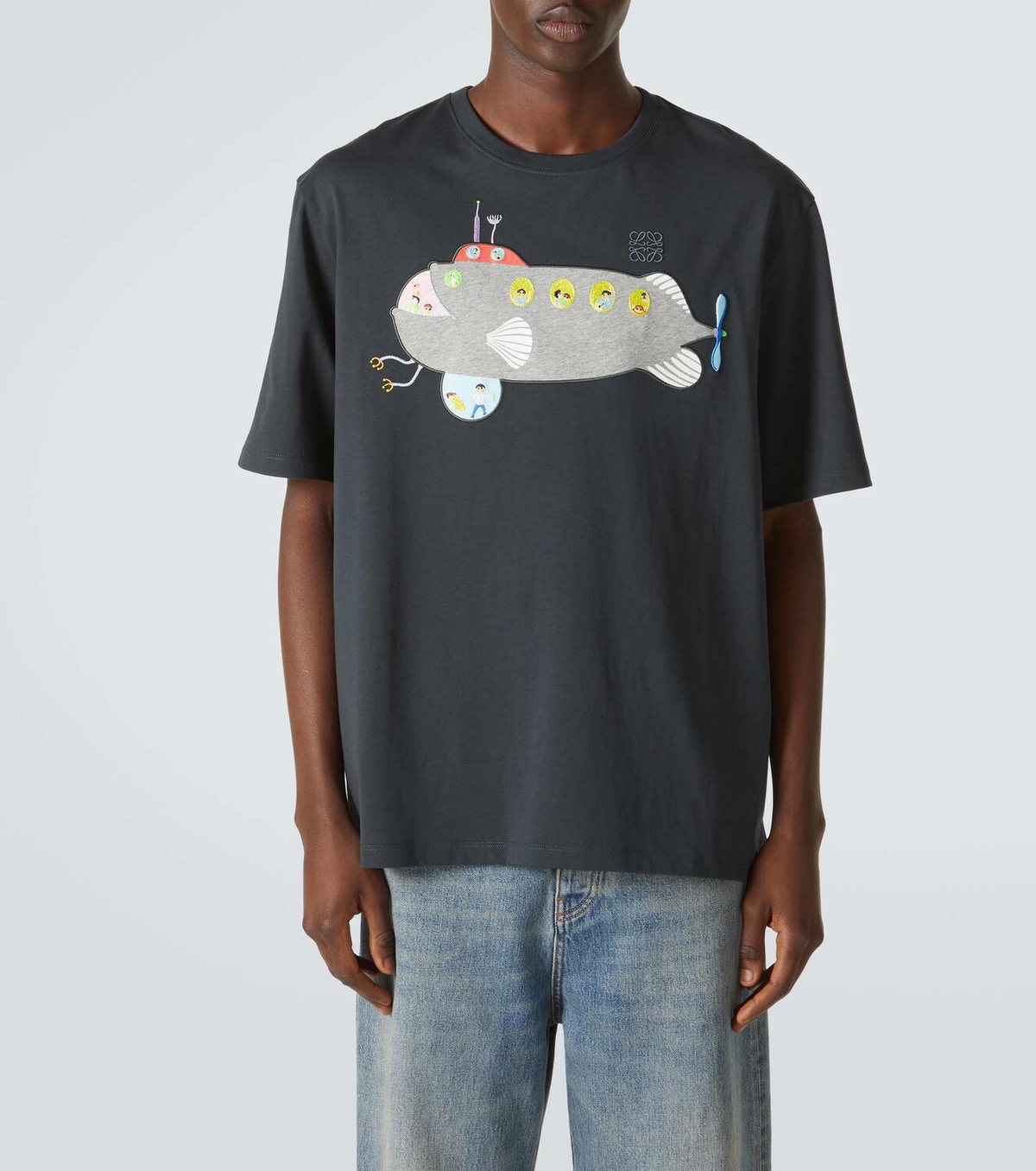 Loewe x Suna Fujita Submarine cotton jersey T-shirt Loewe