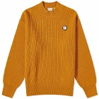 Moncler Genius x Palm Angels Crew Sweat in Yellow