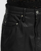 Won Hundred Santiago Immitated Leather Black - Womens - Casual Pants