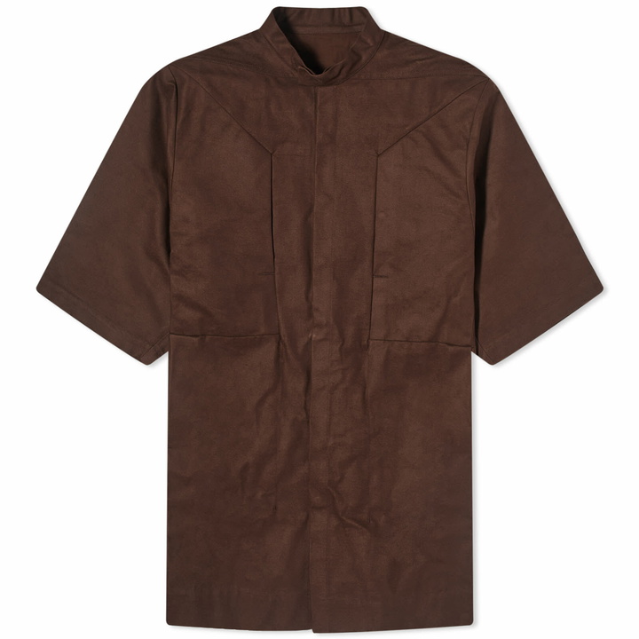 Photo: Rick Owens Men's Edfu Shirt in Brown