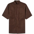 Rick Owens Men's Edfu Shirt in Brown