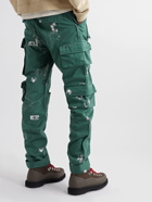 Reese Cooper® - Printed Cotton Cargo Trousers - Green