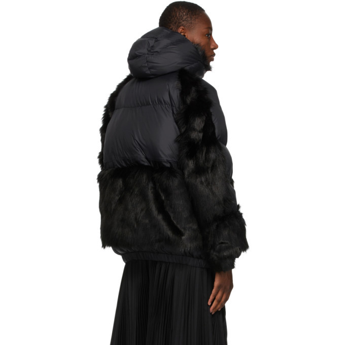 nike sacai fur jacket
