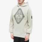 A-COLD-WALL* Men's Gradient Popover Hoody in Light Grey