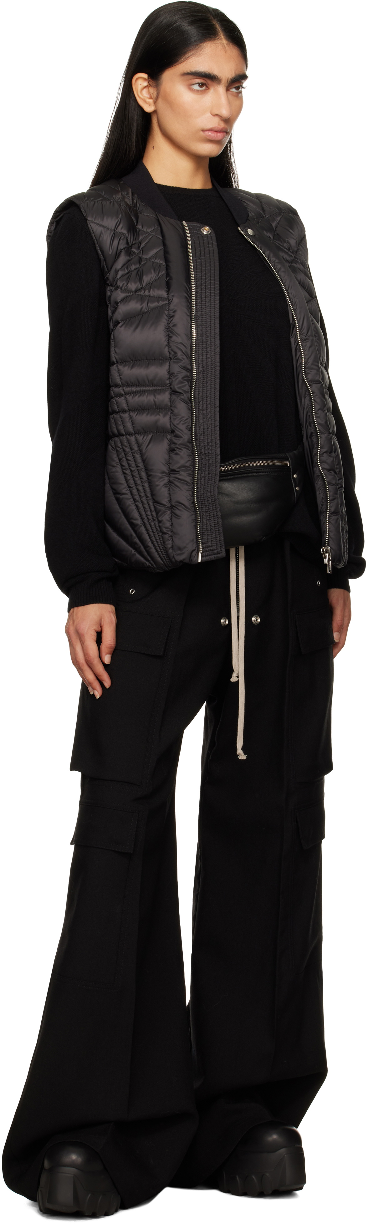 24AW◆RICK OWENS◆MONCLER MEGAPENTA フライト ダウンベスト 24AW◇RICK OWENS◇MONCLER MEGAPENTA フライト ダウンベスト