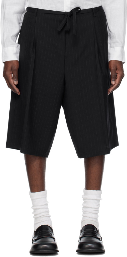 Photo: SOSHIOTSUKI Navy Wool Judo Shorts