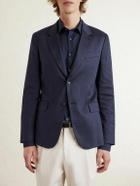 Paul Smith - Slim-Fit Linen and Virgin Wool-Blend Suit Jacket - Blue
