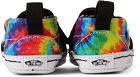 Vans Baby Multicolor Tie-Dye Slip-On V Crib Sneakers